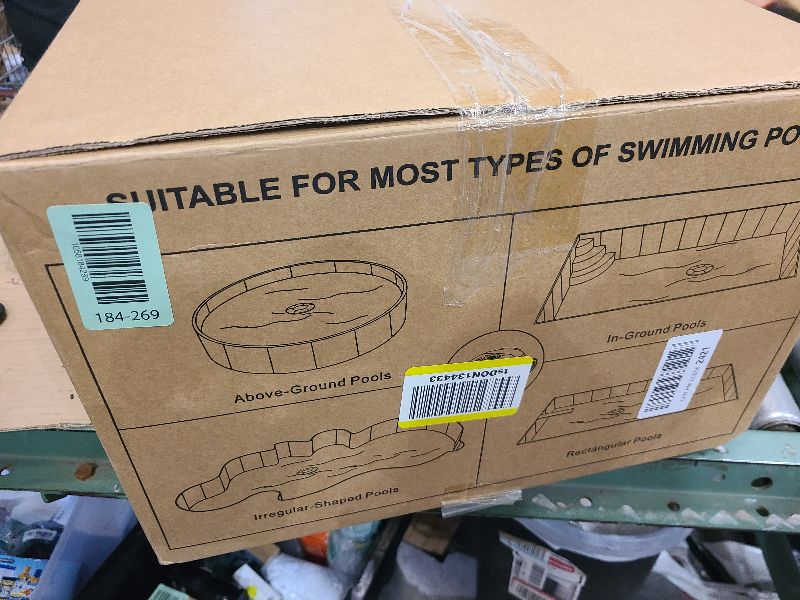 Photo 1 of (2025 Upgrade) CliBot Robotic Pool Cleaner with 210 Mins Runtime, Smart Navigation, Triple Brushless Motors, Automatic Pool Vacuum Robot with Wall & Waterline Cleaning Function for Inground Pools