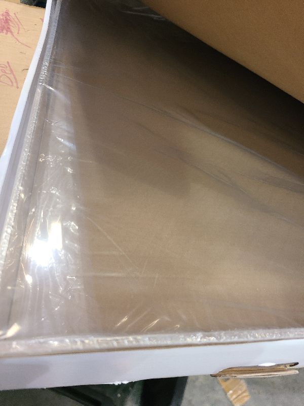 Photo 1 of 22×22 inches Oversized Clear Acrylic Ottoman Tray Extra Large Decorative Tray Spill-Proof Serving Trays with Handles King-Size Safe Edge Organizer for Coffee Table Countertop Breakfast