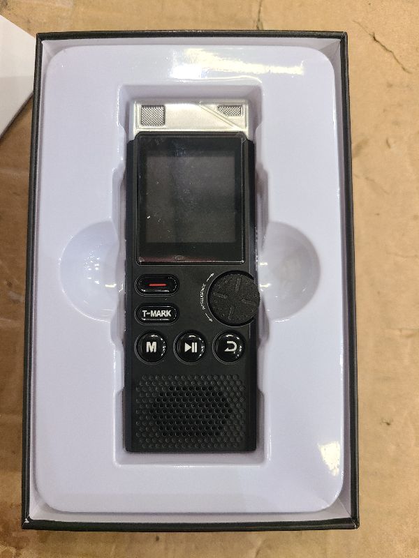 Photo 1 of 264GB Digital Voice Recorder,Professional Voice Activated Recorder for Lectures Meetings,18000 Hours voice recorder with playback,recording device, MP3 Player, Password Protection,audio recorder,Black