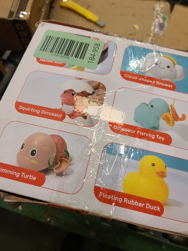 Photo 1 of 33 PCS Bath Toys for Toddlers and Babies, Bathtub Toy Set with Shower, Rubber Ducks, Floating Toys