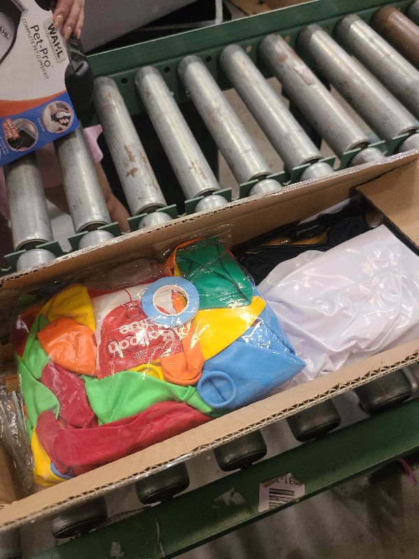 Photo 1 of 6.6FT Round Backdrop Stand Circle Balloon Arch Frame Kit for Wedding Flower Ring Party Background Decoration