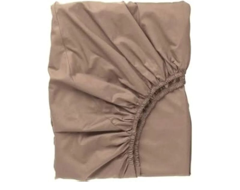 Photo 1 of 100% Pure Cotton Bedding.Fitted Sheet 14’’inches Deep Pocket, Fully Elasticized, Silky and Long-Lasting,400 Threads Counts 100% Cotton.Taupe Solid,Olympic Queen Size