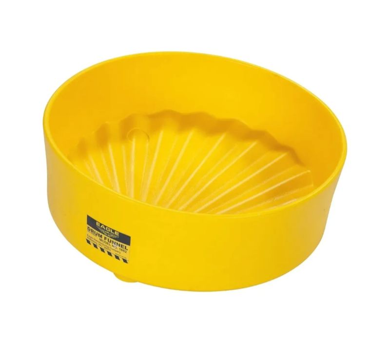 Photo 1 of (465)
Eagle 1662 Drum Funnel with Brass Screen, 18" Diameter x 7" Height, Yellow