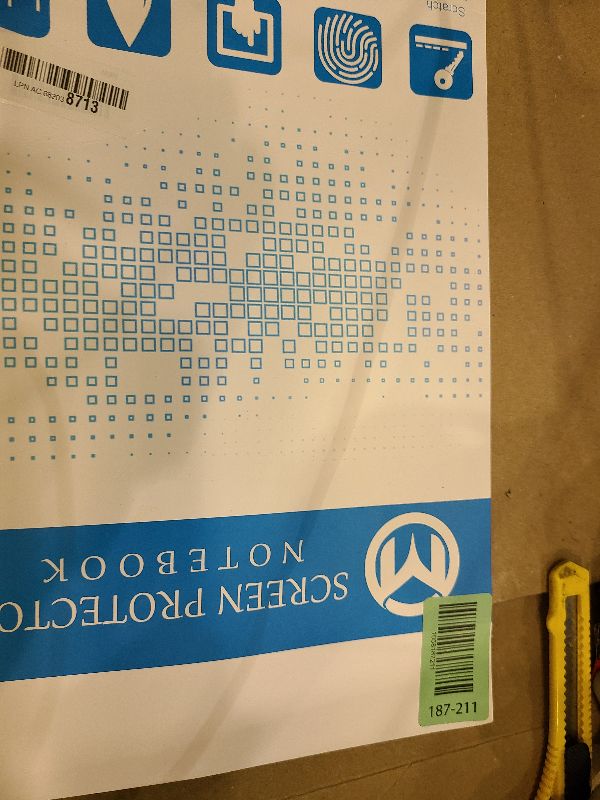 Photo 1 of 2-Pack 15.6 Inch Laptop Screen Protector for 15.6" HP/Dell/Sony/Samsung/Lenovo/Acer/MSI/LG/Razer/Toshiba/Asus 15.6" 16:9 Aspect Laptop, High Definition Anti-Scratch Clear Shield (345x194mm/ W x H)