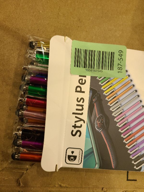Photo 1 of 20 Pack Stylus Pen,Stylus Pen for Touchscreen High Precision and Sensitivity for Everyday Writing/Drawing,Universal Stylus Compatible with All Touch Screens,10 Colors