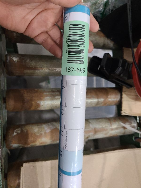 Photo 1 of 24" x 36" Exellewis Academic Wall Calendar 2025-2026, July 2025 to June 2026, Laminated Large Dry Erase School Year Calendar for Wall, Horizontal Vertical 12-Month Yearly Planner