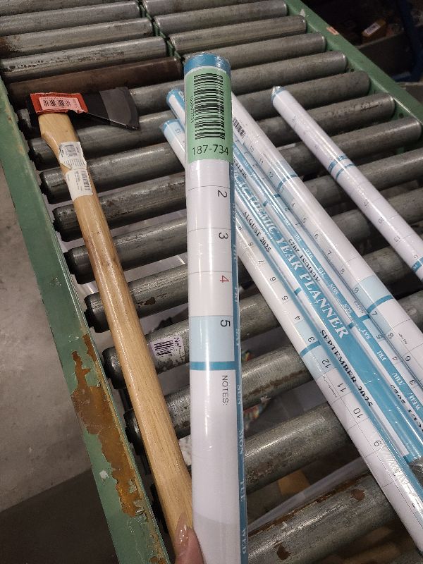 Photo 1 of 24" x 36" Exellewis Academic Wall Calendar 2025-2026, July 2025 to June 2026, Laminated Large Dry Erase School Year Calendar for Wall, Horizontal Vertical 12-Month Yearly Planner