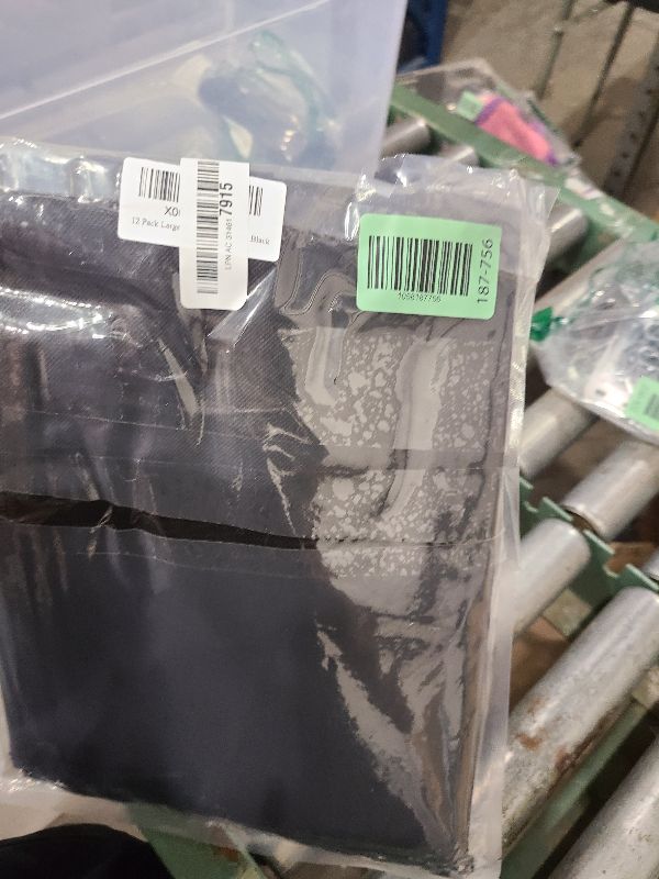 Photo 1 of 12 Pack Large Shoe Bags for Packing with Clear Window, Dustproof Drawstring Travel Shoe Storage Bags for Men & Women, Black