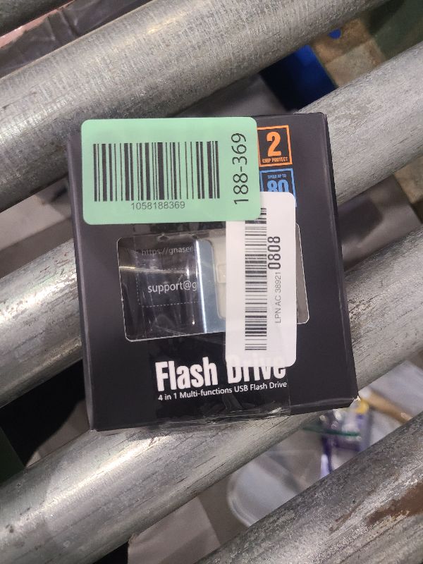 Photo 1 of 256GB USB Flash Drive for Phone and Pad, Photo Stick High Speed External USB Thumb Drives Photo Storage Memory Stick for Save More Photos and Videos (Blue, 256GB)