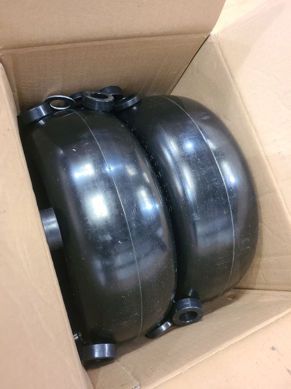 Photo 1 of 11x4.00-5” Flat Free Lawn Mower Tire and Wheel with 3/4" or 5/8" Bushings, 3.4"-4"-4.5"-5" Centered Hub, Smooth Tread Tire for Zero Turn Mowers, 2 Pack