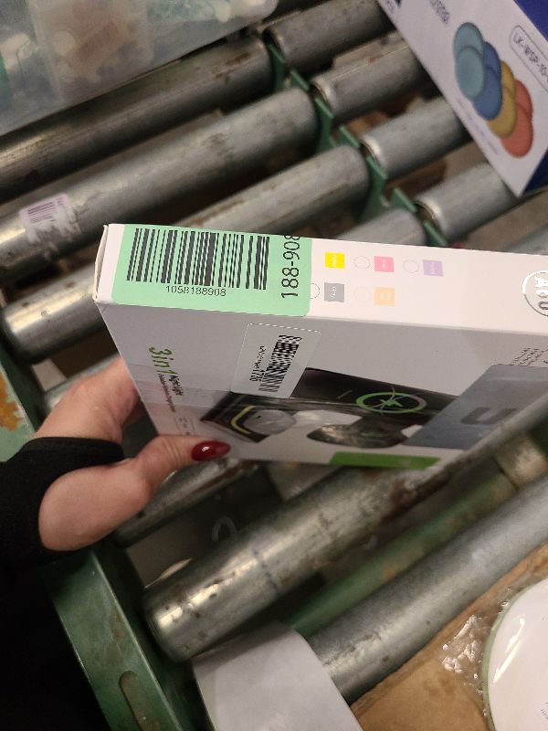 Photo 1 of 3 in 1 Foldable Charging Station for Apple Products,Fast Wireless Charger Travel Dock Adapter&Light for iPhone 16/15/14/13/12/11/X/XS,for iWatch 10/9/8/7/Ultra2/Ultra/SE,for AirPods 4/3/2/Pro/2(White)