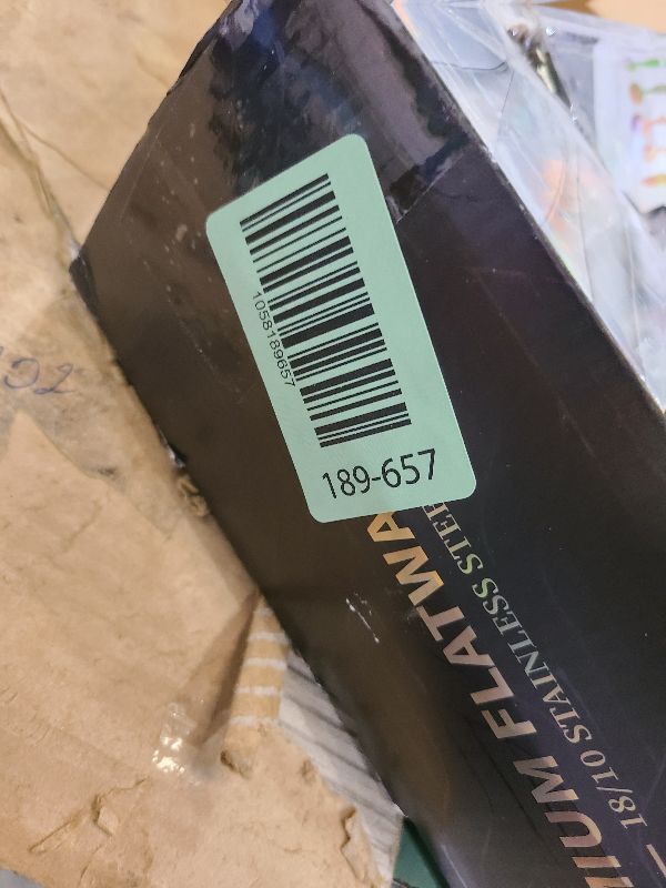 Photo 1 of 18/10 Stainless Steel 72 Piece Silverware Set with Steak Knives, Heavy Stainless Steel Flatware, High End Silverware Set, Ideal for Gift