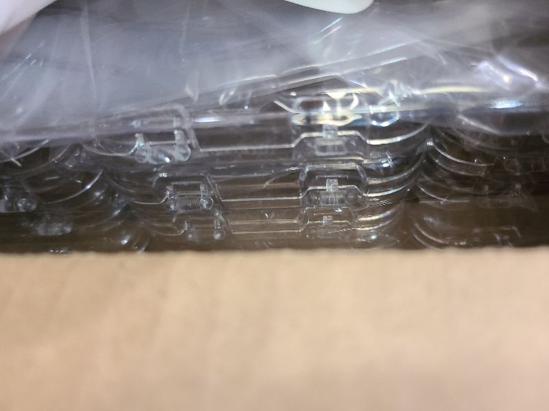 Photo 1 of 12 Pcs Clear Press On Nail Storage Box Container, False Nail Organizer Case Press On Nail Packaging Box Nail Display Case with Double Sided Tape for Nail Art Home Salon Nail Business Supplies