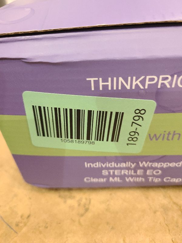 Photo 1 of 150 Pcs 1ml Syringes with Caps Oral Dispenser Individually Sterile Warpped for Medicine Dropper, Colostrum Collect Feeding Pets, Liquid