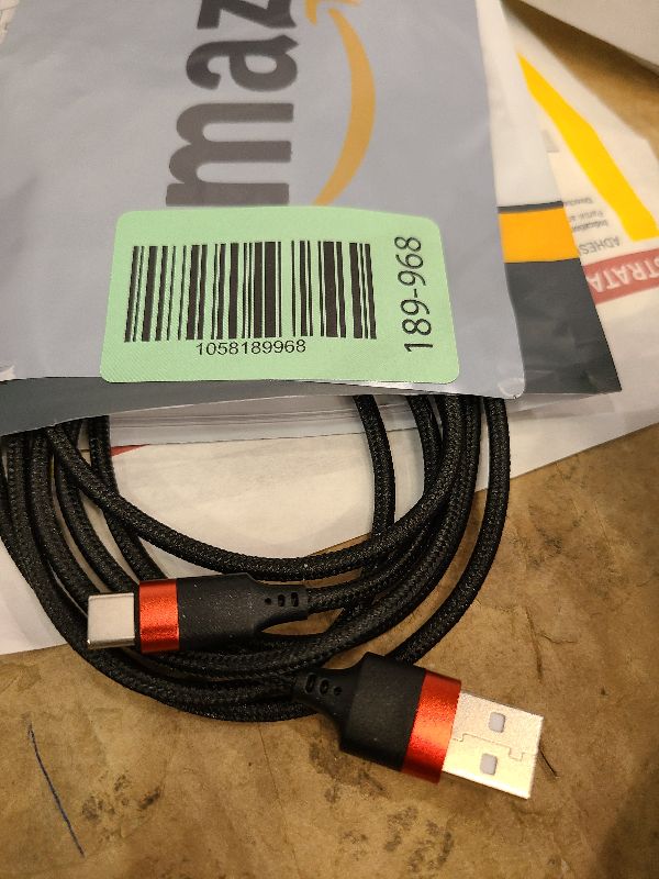 Photo 1 of 1.5ft USB C Cable, 3 Pack Short USB A to USB C Cable for iPhone 16 15, Nylon Braided 18 inch Type C Charger Cord Fast Charging for Samsung Galaxy S24 S23 S22 Note 20 10 A50 A20 Moto G LG