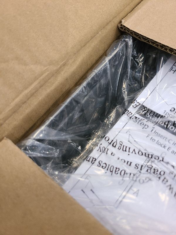 Photo 1 of 2 Packs 2 Tier Under Sink Organizers and Storage with 4 Hanging Cups and 12 Hooks – Upgraded 3.0 Version, Sliding Pull Out Cabinet Storage Shelf, Metal Drawer for Kitchen, Bathroom, Pantry, Black