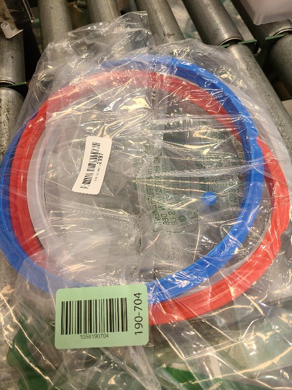 Photo 1 of 3 Pcs Silicone Sealing Ring for InstaPot - Gasket Accessories for 8 Qt InstaPot - Replacement Silicone Gasket Seal Rings with 3 Colors(Red, Clear and Blue) (8QT)