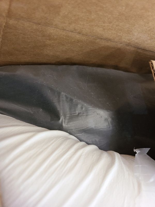 Photo 1 of 3.7 inch Thickened Orthopedic Dog Beds for Extra Large Dogs, Supportive Dog Sofa Bed with 28D Egg-Crate Foam, Removable Washable Cover, Waterproof Lining, Half-Round Design for Puppy,Senior,Sick