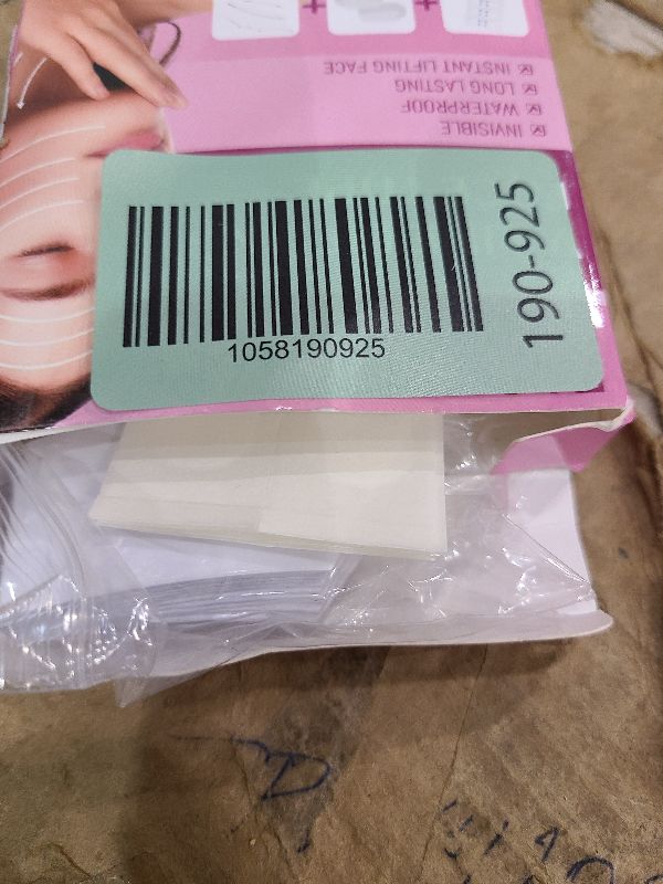 Photo 1 of 160PCS Face Lifting Tape Face Lift Tape Invisible Neck Tape Lifting Silicone Anti Wrinkle Facial Patches V-Shaped Instantly for Dounle Chin Forehead Skin Firming