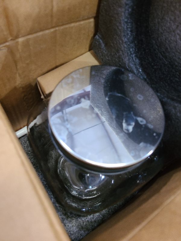 Photo 1 of 1 Gallon Drink Dispenser with Spigot 18/8 Stainless Steel – Airtight & Leakproof Glass Sun Tea Jar with Anti-Rust Lids, Beverage Dispenser for Parties - Laundry Detergent Holder