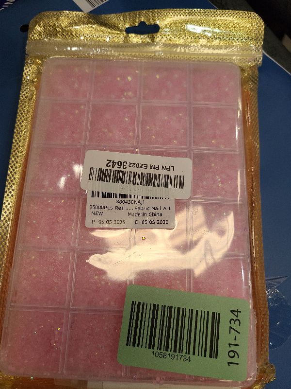 Photo 1 of 25000Pcs Resin Jelly Rhinestones for Crafting, Light Pink AB 2-6mm Mixed Sizes Non Hotfix Flatback Gems, Bedazzling Crystal for DIY Crafts Clothing Tumblers Mugs Shoes Fabric Nail Art