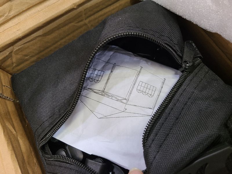 Photo 1 of 10x10 Pop Up Canopy with Sidewalls, Easy Up Canopy Tent, Heavy Duty Tents for Parties, One Person Set Up Event Tent, White