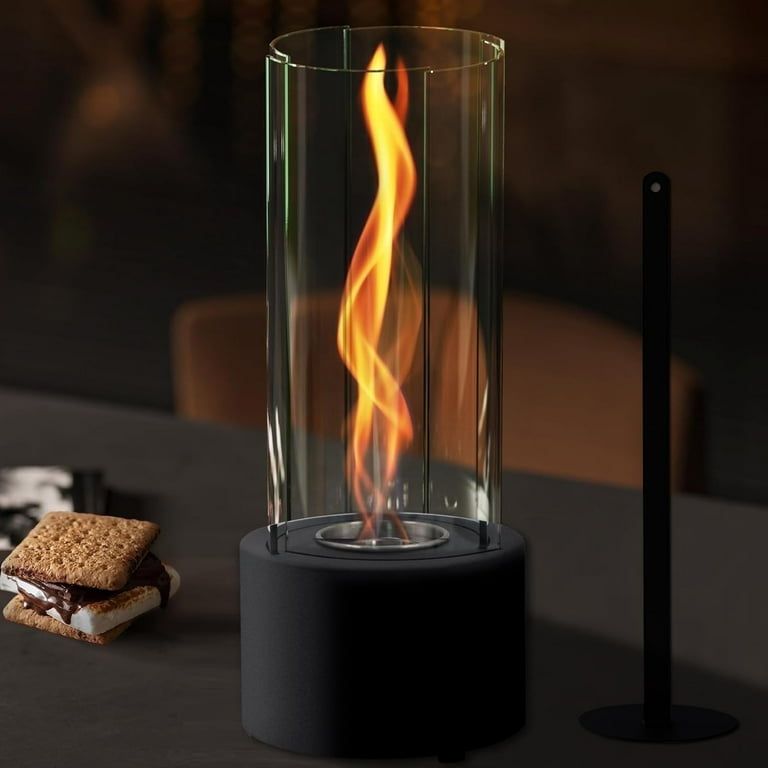 Photo 1 of  Tabletop Fire Pit Portable Fireplace white 