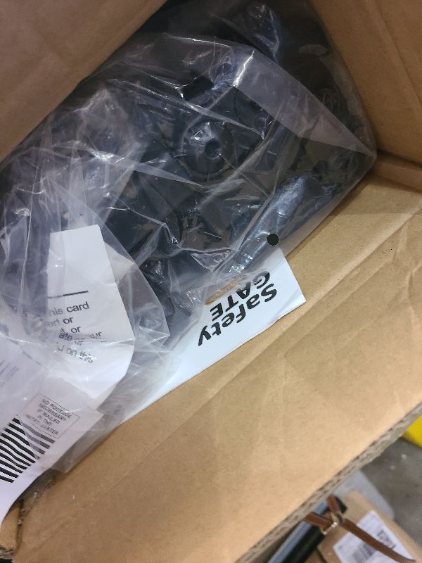 Photo 1 of 3-Panel Free Standing Dog Gate with 4 Suction Cups, 60 x24 Inch Tall Foldable Dog Gate Indoor, Step Over Pet Gate Collapsible Pet Fence Puppy Barrier Mesh Gates for Stairs or Doorways, Black