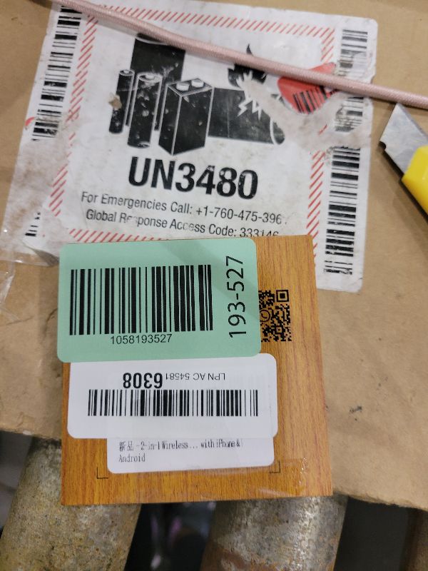 Photo 1 of 2-in-1 Wireless CarPlay Adapter Support Apple CarPlay & Android Auto, Mini Bluetooth USB A & USB C Dongle Convert Wired to Wireless Compatible with iPhone & Android