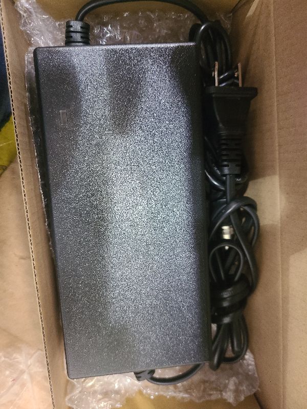 Photo 1 of 24V 5A 3-Pin Male XLR Connector Battery Charger for Lakematic, Pride Mobility, Jazzy Power Chair, Drive Medical, Golden Technologies, Shoprider, Rascal 200T/500T/301 PC 24BC5000TF-1