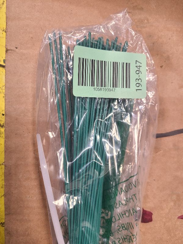 Photo 1 of 100 Pcs Floral Stems Wire for Paper Flower,14 Inch 2 Gauge Dark Green Floral Stem Wire,Crafting Floral Stem for Flower Arrangements DIY,Bouquet Stem Wrapping and Crafts