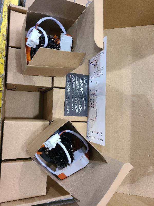 Photo 1 of 2Inch LED Recessed Ceiling Light, 3W Dimmable LED Downlight, 60 Beam Angle COB Recessed Lights with Driver, Warm White 3000K, 25W Halogen Bulbs Equivalent for Ceiling Lighting, 10Pack