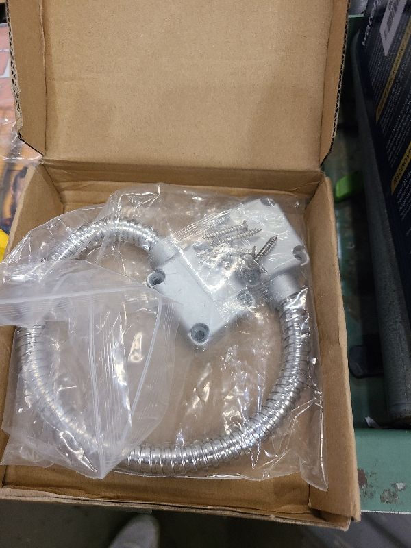 Photo 1 of 401 Stainless Steel Door Loop Wire Cable Protector Armored Door Cord w/Die-Cast End Power Transfer for Exposed Mounting Access Control