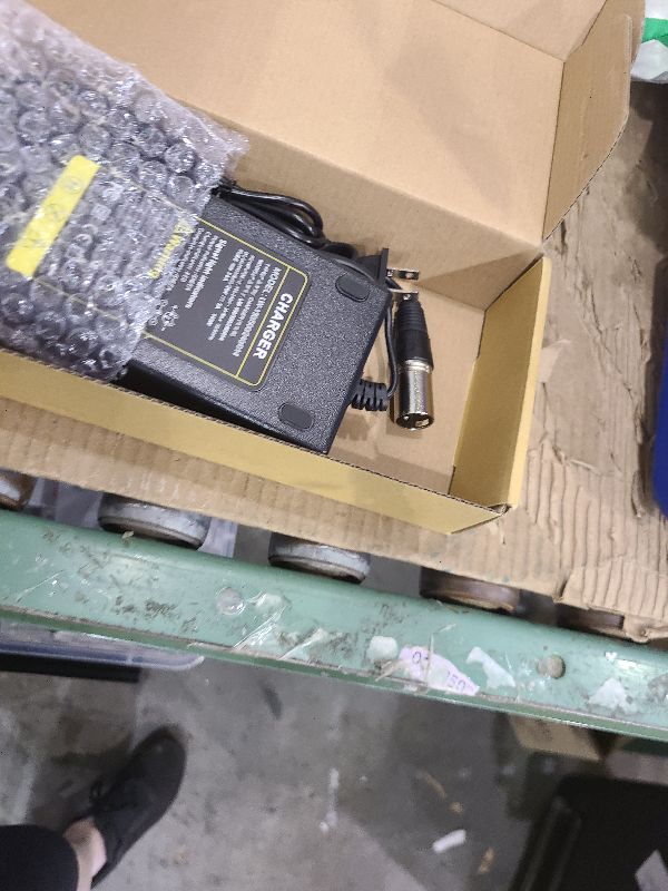 Photo 1 of 24V 5A 3-Pin Male XLR Connector Battery Charger for Lakematic, Pride Mobility, Jazzy Power Chair, Drive Medical, Golden Technologies, Shoprider, Rascal 200T/500T/301 PC 24BC5000TF-1