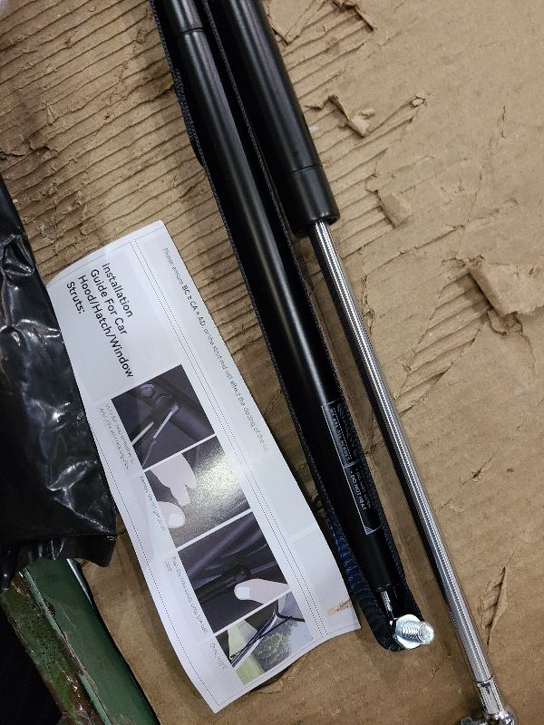 Photo 1 of 20 Inch 180Lb/800N Gas Struts Spring Shocks with L-Type Mount Brackets for Queen King RV Bed Murphy Bed Heavy-Duty Tool Box Cabinet Trap Door Floor Hatch Lid Truck Canopy Cover Trailer 2pcs by IAQWE