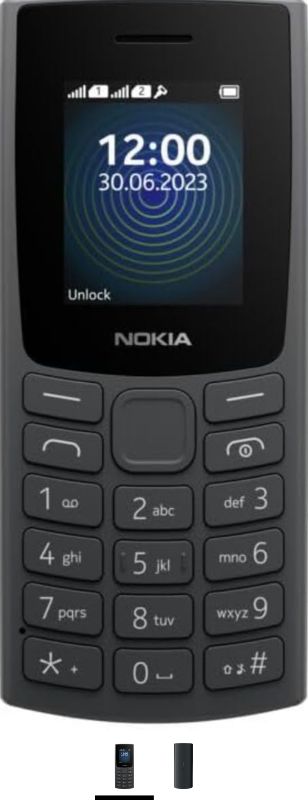 Photo 1 of (334)
Nokia 105 4G | Dual SIM | GSM Unlocked Mobile Phone | Volte | Charcoal | International Version | Not AT&T/Cricket/Verizon Compatible
