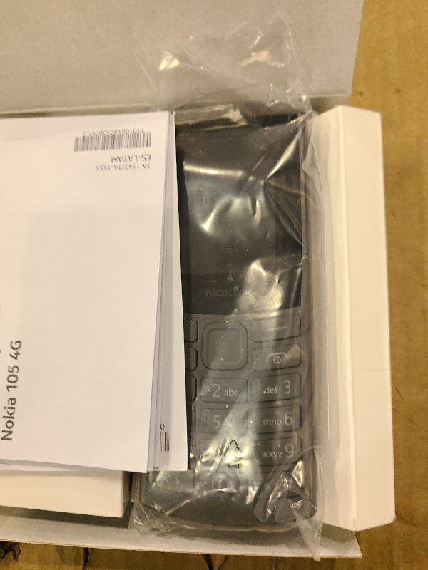 Photo 1 of (334)
Nokia 105 4G | Dual SIM | GSM Unlocked Mobile Phone | Volte | Charcoal | International Version | Not AT&T/Cricket/Verizon Compatible