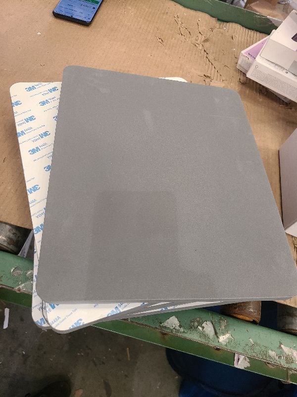 Photo 1 of 10 x 12 foam sheets with adhesive backing. 1/2 inch. Gray, 4 pack