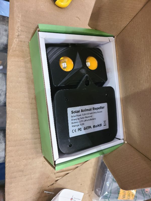 Photo 1 of 2025 4PACK Solar Nocturnal Animal Repeller Predator Control Light Coyote Repellent Devices with LED Lights Outdoor Night Guard Animal Predator Repellent for Deer,Cat,Coyote from Yard Farm&Chicken Coop