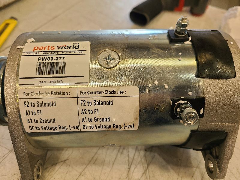 Photo 1 of 12V Starter Generator for Club Car DS 1996-2007 Golf Cart | EZ-GO Golf Cart TXT Models 1980-1993|1018337-01 101833701CC G096503 G278441 GHI0001 34175101 RG00504-1 Year Support
