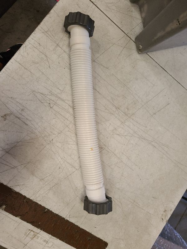 Photo 1 of 16-Inch Pool Pump Hose for Above Ground Pools – 1.5" Diameter Sand Filter Pump Replacement Hose (1)
