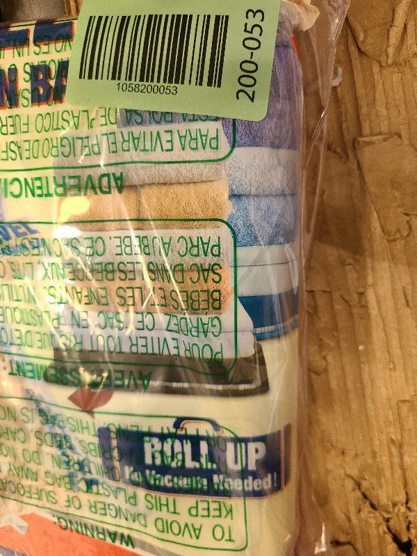 Photo 1 of 12 Compression Bags for Travel Essentials, Vacuum Packing Space Saver Bags for Cruise Accessories (12-Travel)