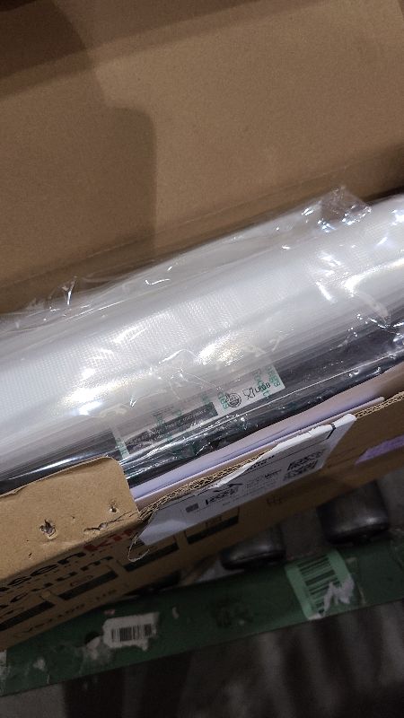 Photo 1 of [Updated 2025] Bonsenkitchen Vacuum Sealer Machine + 40 Vacuum Bags, Fast-Compact/Multi-Functional Food Vacuum Sealer with External Vacuum System, Silver