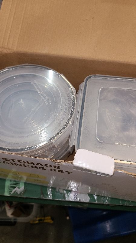 Photo 1 of 52 PCS Food Storage Containers with Lids Airtight (26 Lids & 26 Containers)- Reusable Plastic Leakproof Meal-Prep Container for Kitchen Storage Organization Microwave/Dishwasher Safe with Labels & Pen