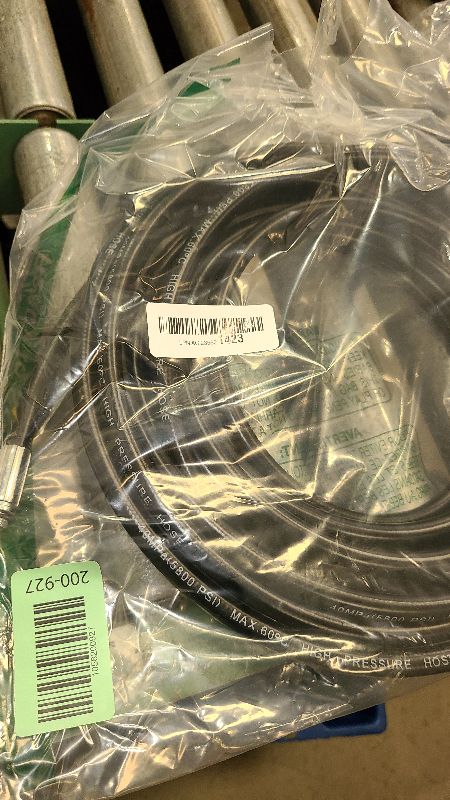 Photo 1 of 25FT 5800 PSI Pressure Washer Hose Jetter Nozzles Kit 1/8”NPT Sewer Drain Rotating Quick Connect Nozzle Button Nose With M22-14/15mm Double Rod Thread Brass Replacement