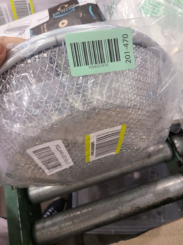 Photo 1 of 2PCS YUEBM Gardening Sand Soil Compost Sifter Perfect for 5 Gallon Bucket, 1/4 Inch Mesh, 1/8 Inch Mesh