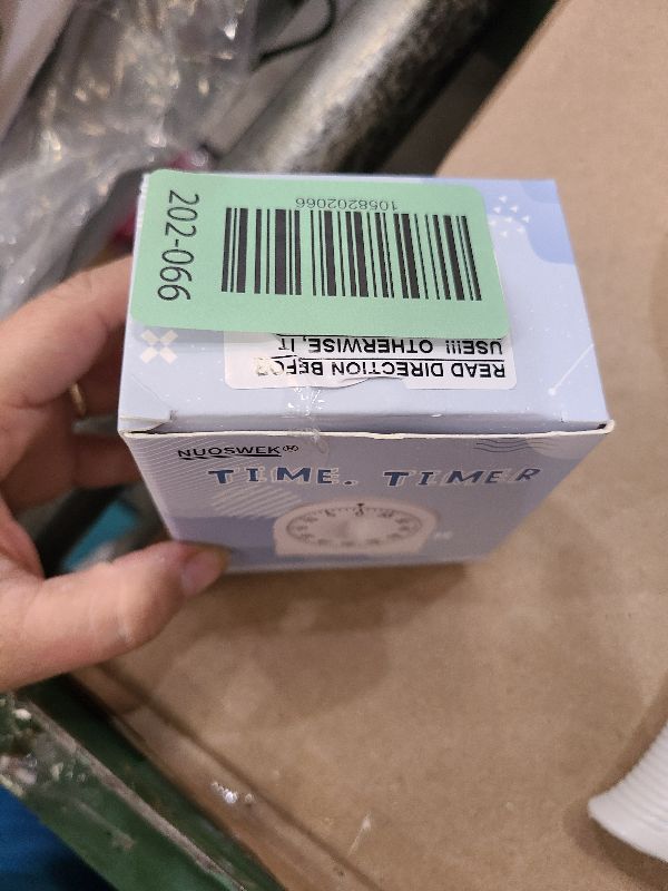 Photo 1 of 60 Minute Wind Up Timer, Visual Mechanical Timer with Loud Alarm, Manual Countdown Timers for Classroom, Home, Study and Cooking (White)