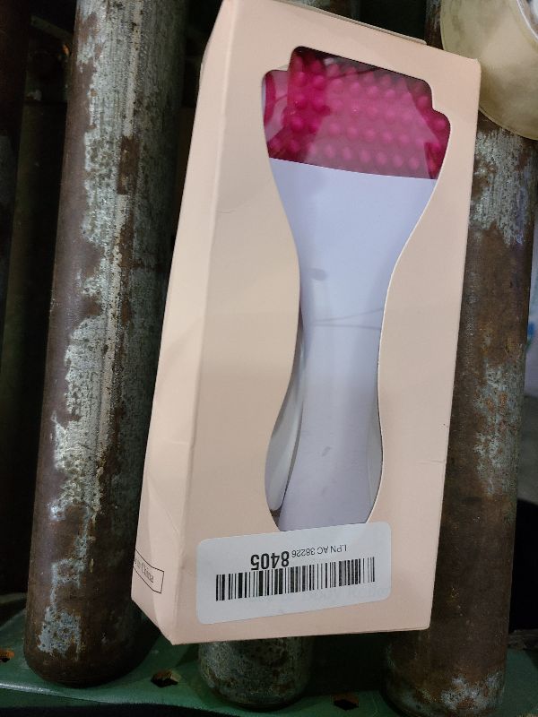 Photo 1 of 2 Pcs Muscle Roller Stick Fascia Body Cellulite Face Muscle Massage Roller Manual Massage Tools for Muscles Relief Neck Arm Back Leg Body Roller Deep Trigger Points Release Roller (White, Rosy)