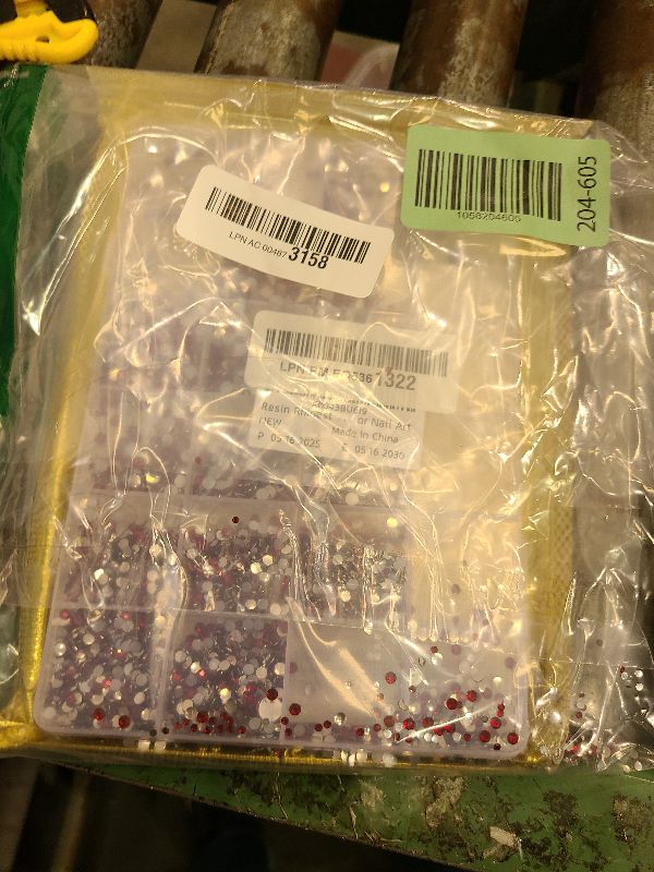 Photo 1 of 25000Pcs Resin Rhinestones with Tweezers for Crafting, Silver Clear 2-6mm Mixed Sizes Flatback Gems, Bedazzling Crystal for DIY Crafts Clothing Tumblers Mugs Shoes Fabric Decor Nail Art
