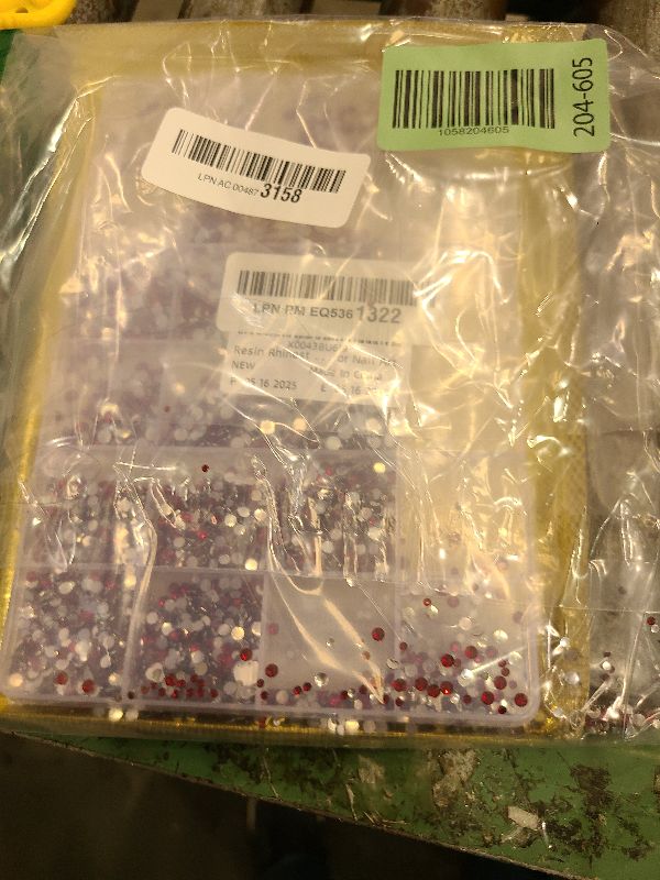 Photo 1 of 25000Pcs Resin Rhinestones with Tweezers for Crafting, Silver Clear 2-6mm Mixed Sizes Flatback Gems, Bedazzling Crystal for DIY Crafts Clothing Tumblers Mugs Shoes Fabric Decor Nail Art